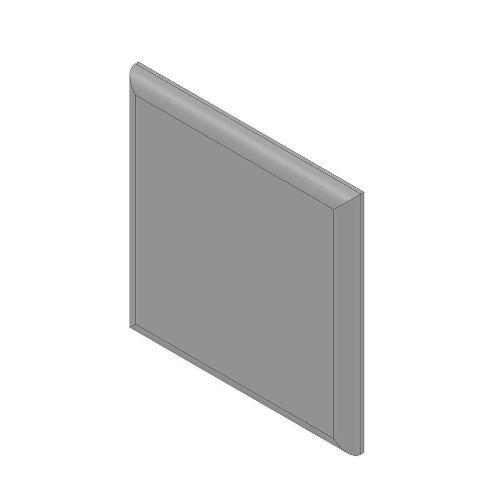 Abschlusskappe 50 x 50 to P50-AL - 55 / 85