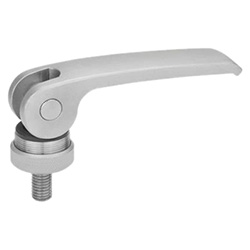 Exzenter-Klemmhebel / GN 927.5 / Edelstahl / Gewindebolzen