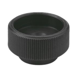 Rändelmuttern / 6303-□□-□ / Stahl / DIN 6303-A