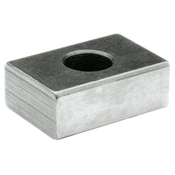 Nutensteine mit Zylindersenkung / GN 230 / brüniert / flache Form