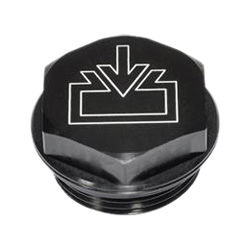 Verschlussschrauben / Sechskant / Aluminium / Symbol wählbar / GN 741