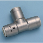 Pneumatik Steckverbinder für Edelstahlrohre / AEGT, EGT / Edelstahl / T-Verbinder / Push-In Anschluss / Krallenring / EG-Verbinder