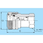BI-Kupplung, Standard, Hochdruck, EA-Serie, Rumpf