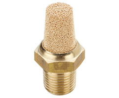 Schalldämpfer aus gesinterter Bronze
