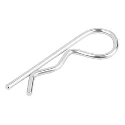 Federstecker / 07337 / Stahl / verzinkt / ähnlich DIN 11024 / Form E / 1- fache Federwindung