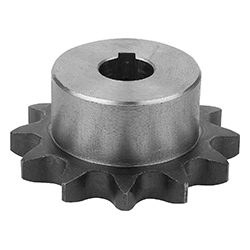Kettenräder einfach 3/4“ x 7/16“ DIN ISO 606, einbaufertig (22250)