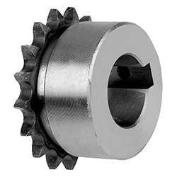 Kettenräder einfach 3/8“ x 7/32“ DIN ISO 606, einbaufertig Form B (22250)