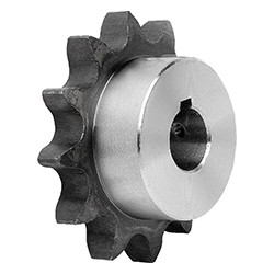 Kettenräder einfach 1“ x 17.02 mm DIN ISO 606, einbaufertig (22250)