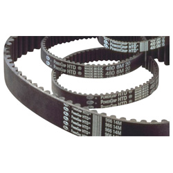 Hochleistungs-Zahnriemen / Powergrip / "ISO 9563" / HTDM / CR (Neoprene) / Glasfaser