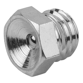 Schmiernippel / K1134 / DIN 3405 / Form A / Trichterform / gerade