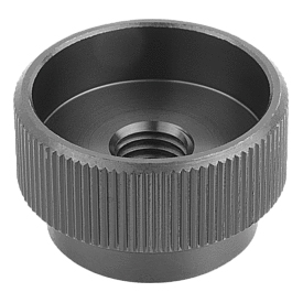 Rändelmuttern / K0137 / Stahl, Edelstahl / DIN 6303 / Form A / ohne Stiftloch