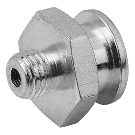 Schmiernippel / K1135 / DIN 3404 / Flachform