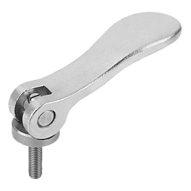 Exzenter-Klemmhebel / K0645 / Edelstahl / Druckscheibe / Gewindebolzen