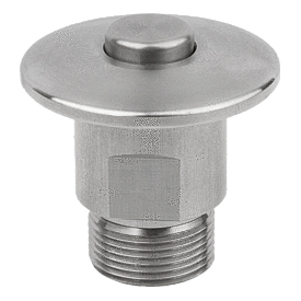 Druckspannverschlüsse Edelstahl, Form A, mit Kopf (K1562)