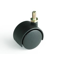 Möbelrollen / 00017401 / Nylon--Rad / Gewindebolzen