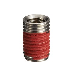 Edelstahl / Schraubeinsatz aus Aluminium, Gewinde-Ausführung (Verliersicherung) / IRU-W