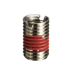 Messing / Schraubeinsatz aus Aluminium, Gewinde-Ausführung (Verliersicherung / Langloch) / IRB-SW