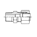 Schneidring-Verschraubung für Metallrohre / KCT