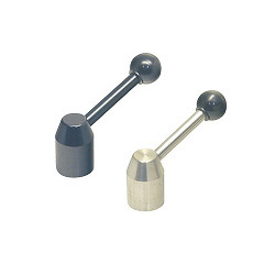 Spannhebel / LL / Edelstahl, Stahl / Kugelkopf / 1-armig / 20° Griff