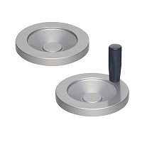 Scheibenhandrad / DA, NDA / Aluminium / mit, ohne Griffbohrung