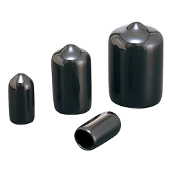 Abdeckkappen für Gewindebolzen / HLDP / PVC / schwarz