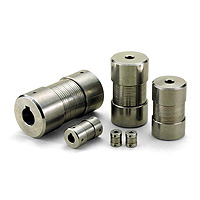 Feder-Kupplungen / Baumannflex, MM / Korpus: Stahl / Spiralfederstrang / Gewindestiftklemmung