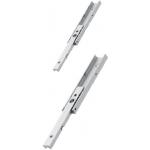 Teleskopschienenführungen / Aluminiumlegierung / Geringe Last / Zweistufig