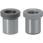 Bohrbuchsen mit Bund / Bohrung G6 / 50 HRC,60 HRC / Stahl, rostfreier Stahl