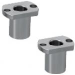 Bohrbuchsen mit Bund / Kompaktflansch / Bohrung +0.01 / 50 HRC-60 HRC / Stahl, rostfreier Stahl
