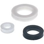 Elastomer-Scheiben / WRBN / Elastomer wählbar / Shore A35-A80 / einseitig selbstklebend / d 0-80mm / D 6-100mm / Dicke 1-10mm