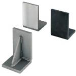 Winkelkonsolen / angeschweißte Rippe / unbearbeitet, Durchgangsbohrung, Zylinderstiftbohrung / Aluminium, Gusseisen / grundiert