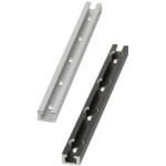 Schienen für Schalter+Sensor / Maß L / Durchgangsbohrung konfigurierbar / Bohrung mit Kerbe