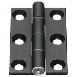 Flachscharniere / Kegelsenkungen / groß / demontierbar / POM-Buchse / Aluminium extrudiert