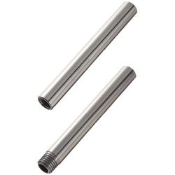 Linearwellen / Stahl, rostfreier Stahl / blank, hartverchromt, LTBC / induktiv gehärtet / hohl / g6 / Schlüsselfläche / zweiseitig Innengewinde