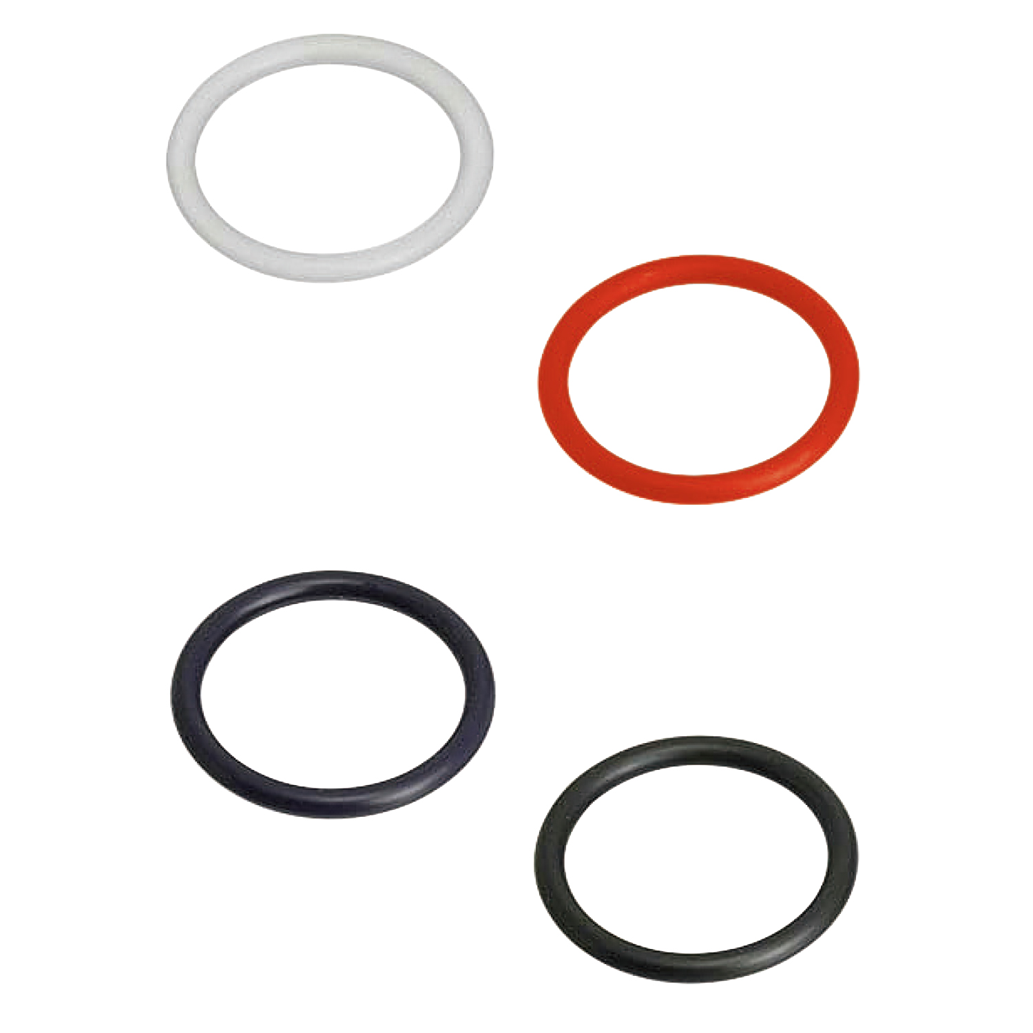 O-Ringe / NSA, NSB, NSF, NSFH, NSSK, NSSW / Nitrilkautschuk, Fluorkautschuk, Silikonkautschuk