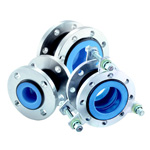 NK-RB-D, flexibles Verbindungselement aus Kautschuk, gewölbt, mit PTFE-Auskleidung