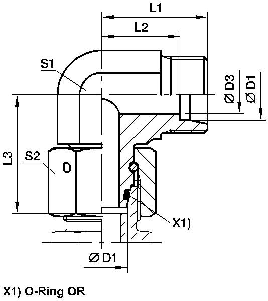 Rohrfitting / EW / Winkelverbinder