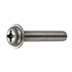 Linsenkopfschraube / mit Bund / Kreuzschlitz / Material wählbar / Behandlung wählbar / CSPPNW 