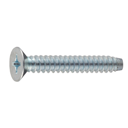Blechschrauben / Senkkopf / Kreuzschlitz / Material wählbar / Behandlung wählbar / Schneidkerbe / CSPCSSMB