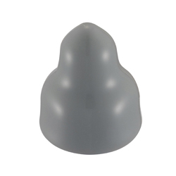 Abdeckkappen für Sechskant / CVNTGR / Weich-PVC / grau