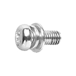 Linsenkopfschrauben / Flachkopfschraube mit integrierter Feder/kompakter Unterlegscheibe (SW + ISO Compact Plain W) für dünne Platten