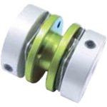 Servo-Distanz-Kupplungen / SDA / 2 Scheiben: Stahl / Gewindestiftklemmung, Passfeder / Korpus: Aluminium