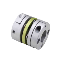 Servo-Kupplungen / SDW / 2 Scheiben: Stahl / Nabenklemmung, Passfeder / Korpus: Aluminium