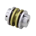 Servo-Kupplungen / SDAA / 2 Scheiben: Stahl / Gewindestiftklemmung, Passfeder / Korpus: Aluminium